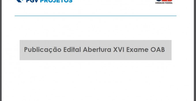 Resultado do xvi exame de ordem