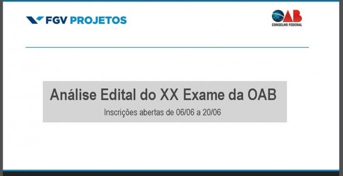 Quando posso fazer o exame da oab