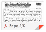 XXIII Exame OAB - Peça - Direito Penal - folha 2