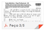 XXVII Exame OAB - Peça - Direito do Trabalho - folha 3