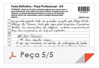 XXVII Exame OAB - Peça - Direito do Trabalho - folha 5