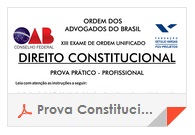 XIII Exame OAB - Prova Direito Constitucional
