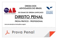 XV Exame OAB - Direito Penal - Prova e Padrão Resposta