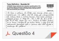 XVI Exame OAB - Questão Dissertativa - Direito Civil - 4