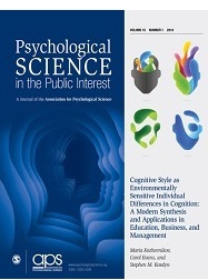 Artigo científico revista Psychological Science in the Public Interest