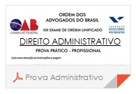 XV Exame OAB - Prova Direito Administrativo