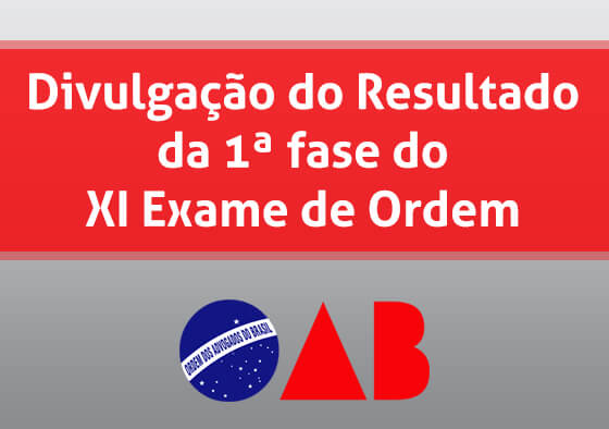 Resultado da 1ª fase do XI Exame de Ordem - Lista de aprovados