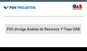 análise recursos 1ª fase oab - XVI exame OAB