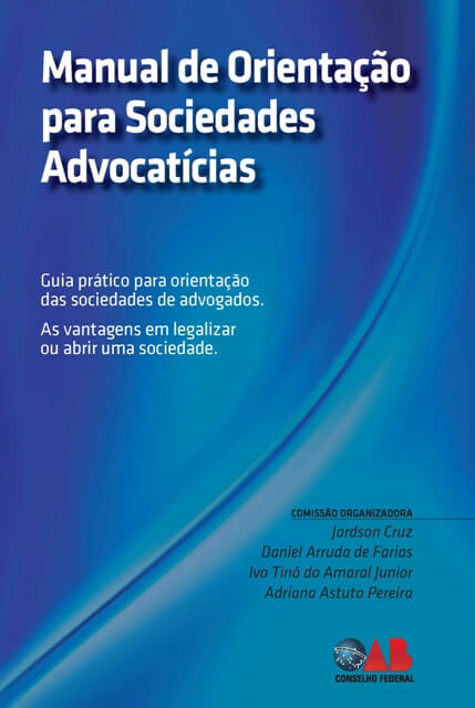 Livro: Manual de orientação para sociedades advocatícias