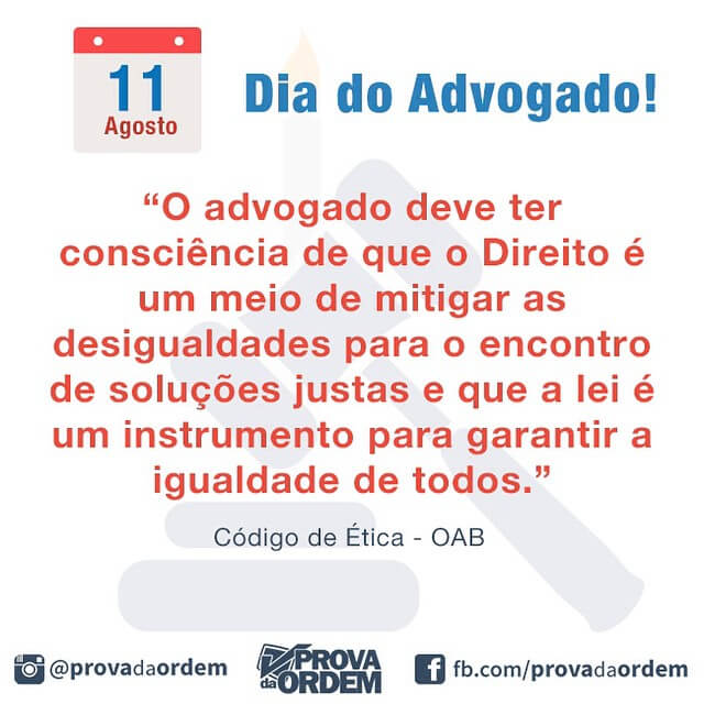 11 de Agosto - Dia do Advogado