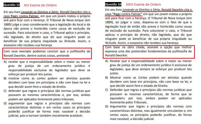 Questão passível de anulação XXVI Exame OAB - 1ª fase - questão 10 de Filosofia