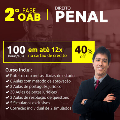 Cursos Online para 2ª Fase OAB em Direito Penal
