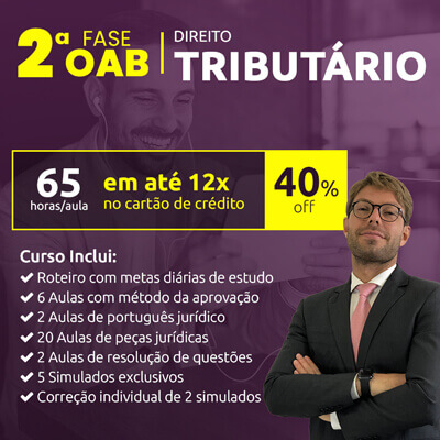 Cursos Online para 2ª Fase OAB em Direito Tributário