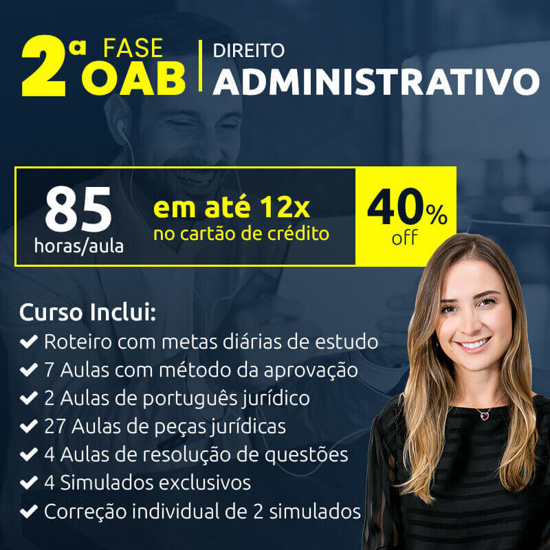 Cursos Online para 2ª Fase OAB em Direito Administrativo