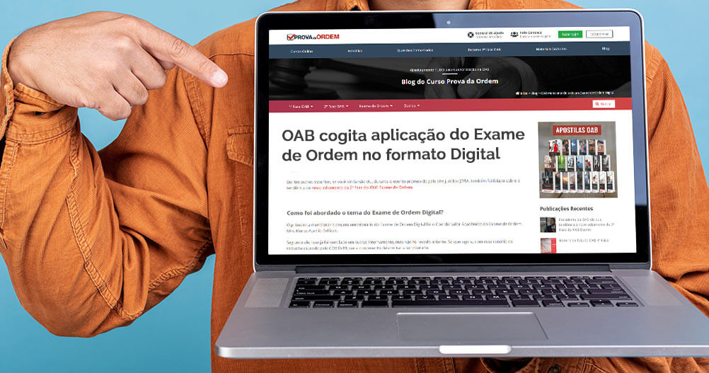 OAB menciona ideia de um Exame de Ordem Digital