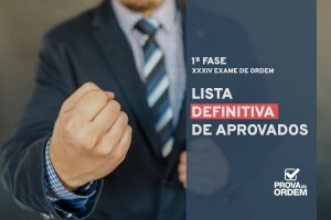 Aprovados 1ª Fase XXXIV Exame da OAB