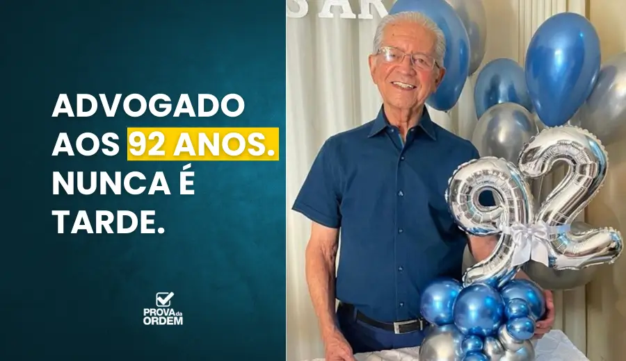 Advogado aos 92 anos - Domingos