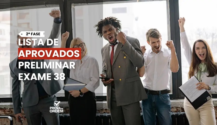 Estudantes comemorando o Resultado da OAB 38 2ª Fase