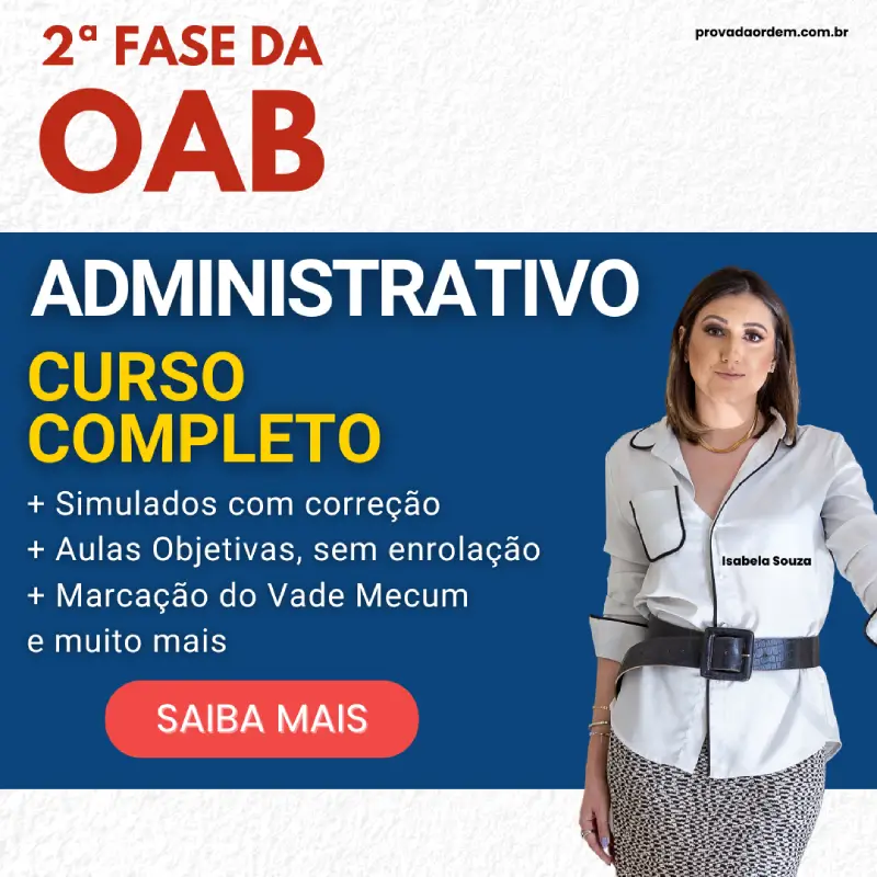 Cursos Online para 2ª Fase OAB em Direito Administrativo