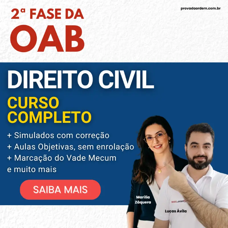 Cursos Online para 2ª Fase OAB em Direito Civil