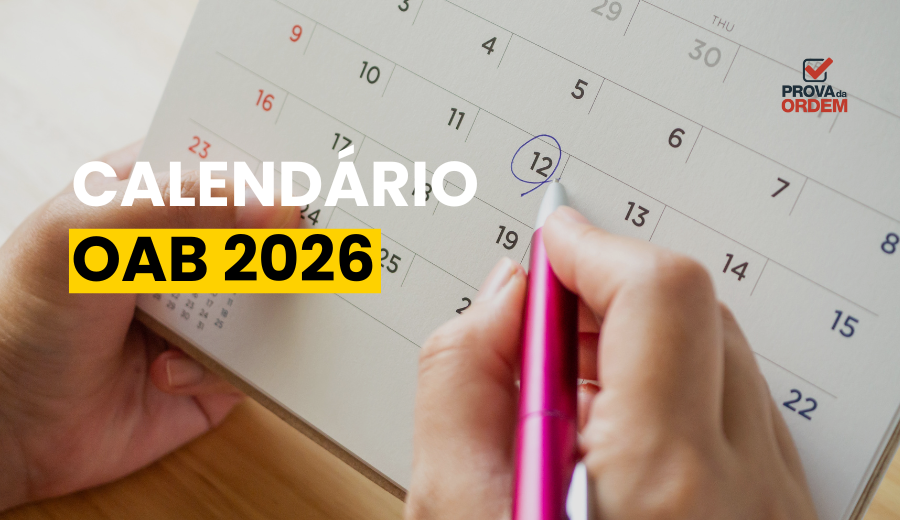 Calendário OAB 2026