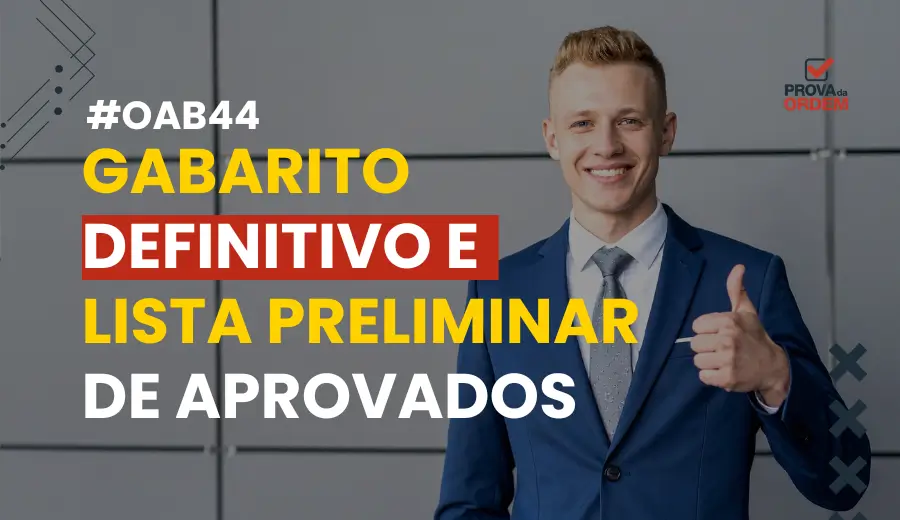 GABARITO OAB 44