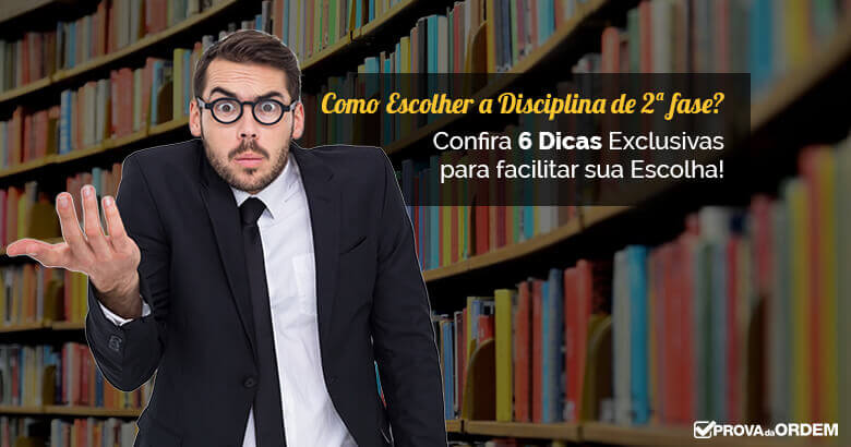 Escolher Disciplina da 2ª Fase