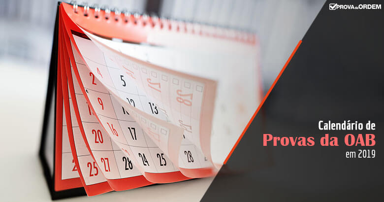 Calendario Oab 2019 Datas Das Provas