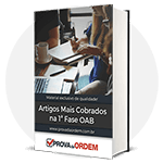 ebook de artigos mais cobrados na 1ª Fase OAB