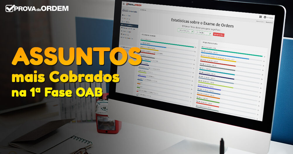 Assuntos mais cobrados no Exame de Ordem