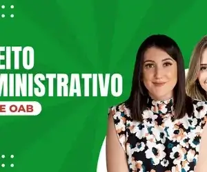 Professoras Isabela Souza e Fernanda Schramm apresentando o Curso de Direito Administrativo para 2ª Fase OAB