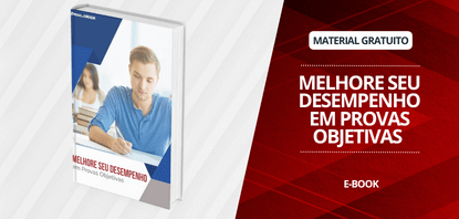 Imagem ilustrativa apresentando o Material Gratuito Melhore seu Desempenho em Provas Objetivas