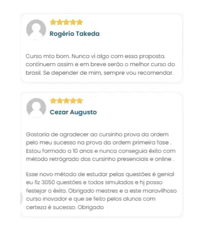 Depoimentos Curso Turbo 1ª Fase